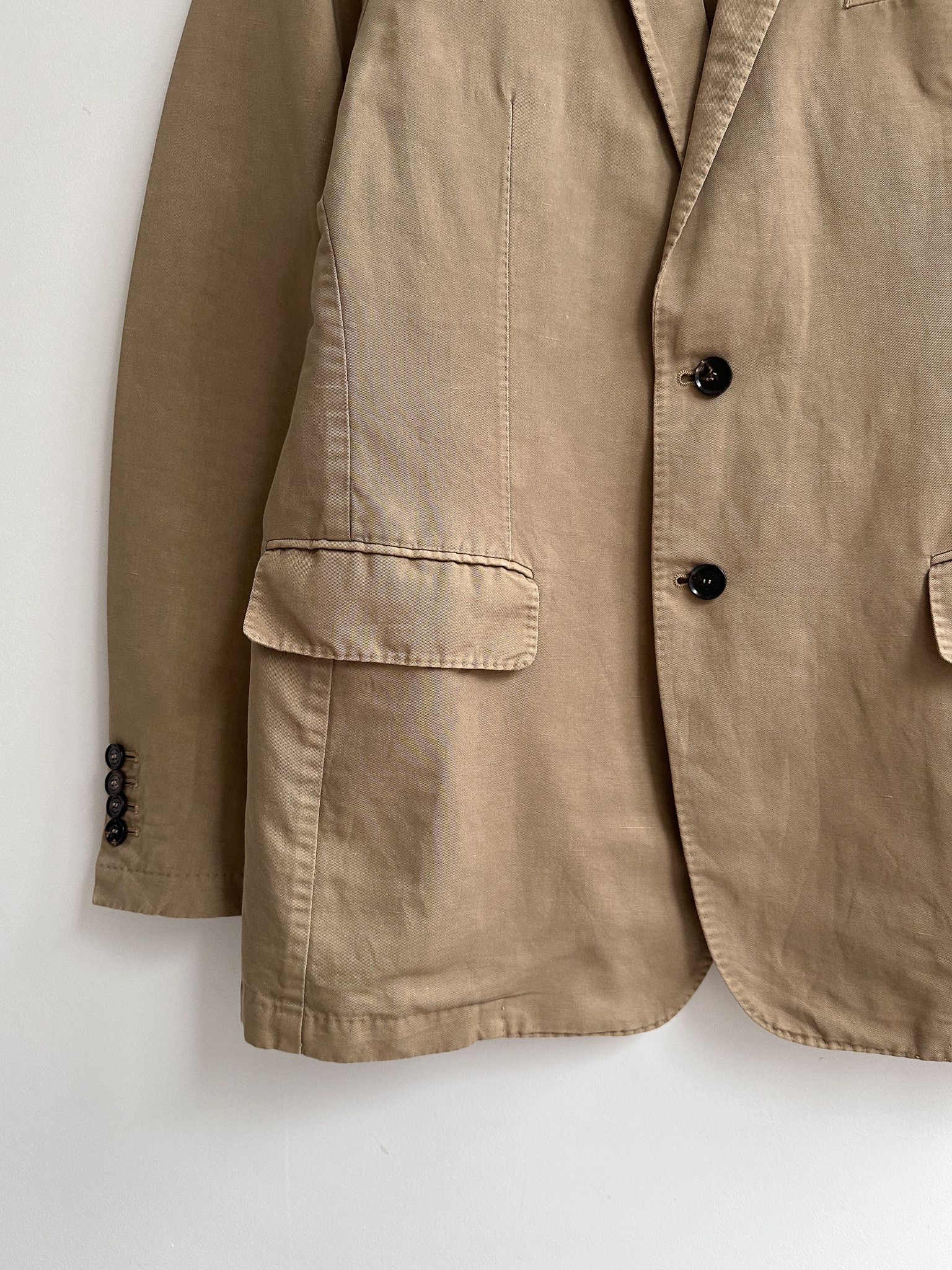 Burberry Burberry Beige Blazer Jacket Size 50R - 5 Thumbnail