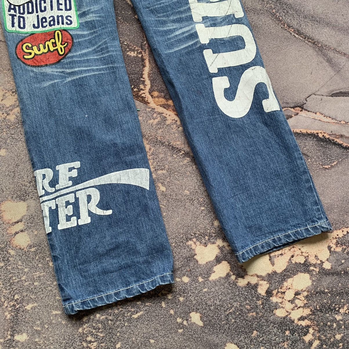 Japanese Brand × Vintage Blue Moon Blue Distressed Jeans Size US 29 - 9 Thumbnail