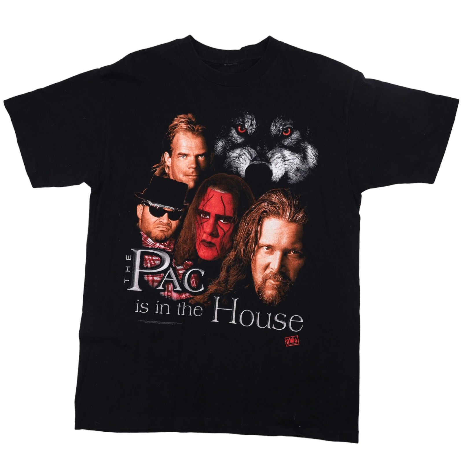 image of Vintage Nwo "the Pac Is In The House" Graphic T Shirt in Black, Men's (Size Large)