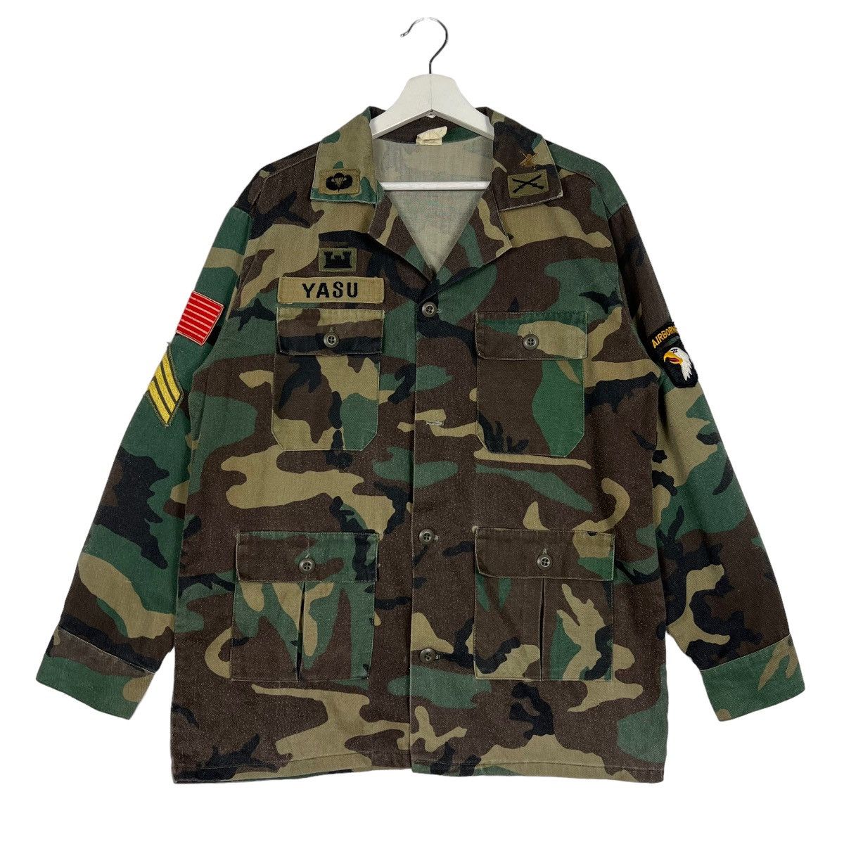 Vintage 🔥 VINTAGE CAMO MILITARY JACKET MADE IN USA Size US M / EU 48-50 / 2 - 2 Thumbnail