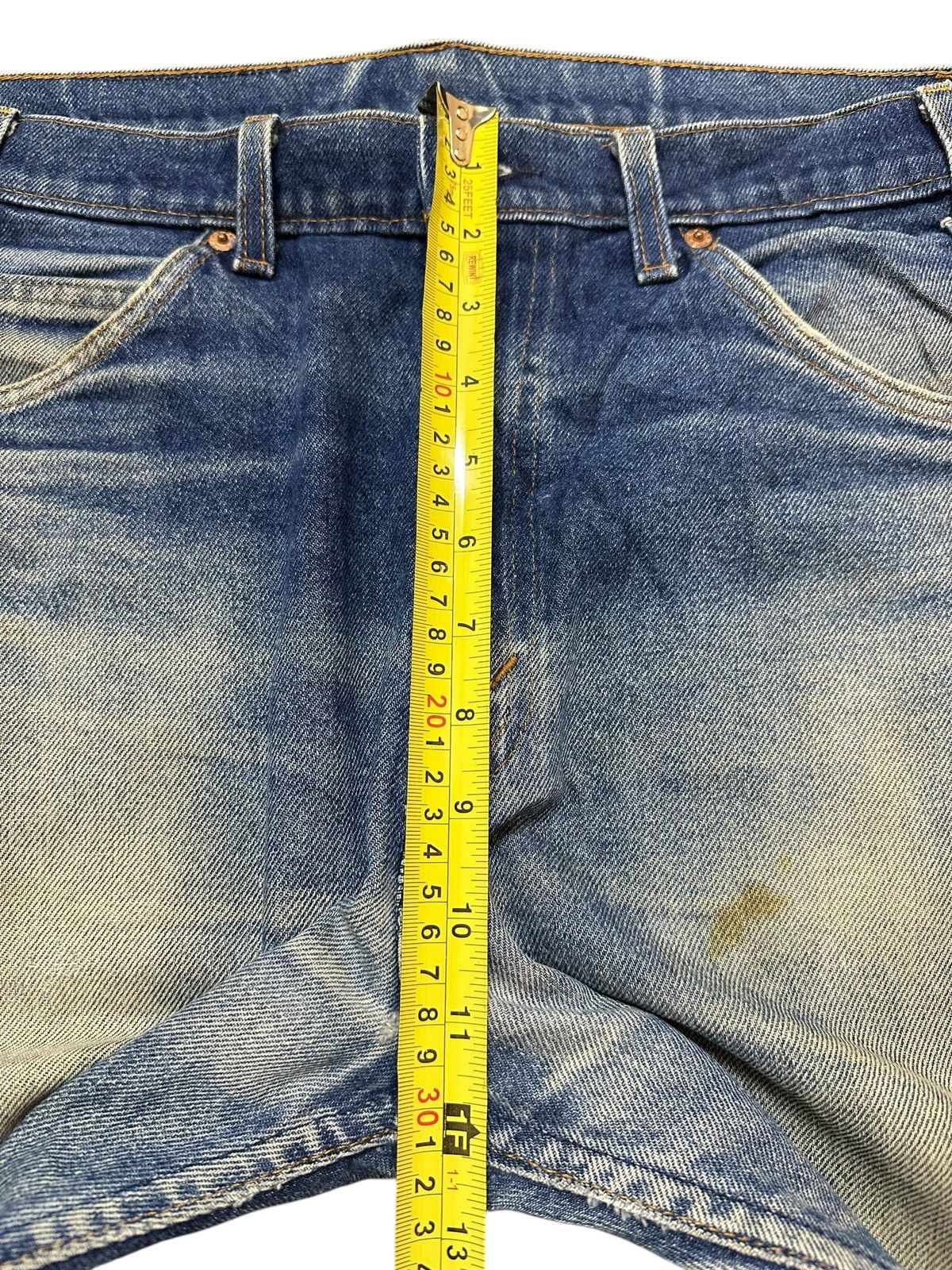 Levi's Vintage 80s Levis Orange Tab Faded Wash Distress Jeans Size US 33 - 14 Thumbnail
