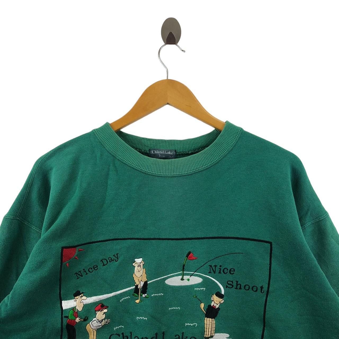 Vintage Vintage 90’ CHLAND LAKE GOLF Comic Strip Cartoon Sweatshirt Size L / US 10 / IT 46 - 3 Thumbnail