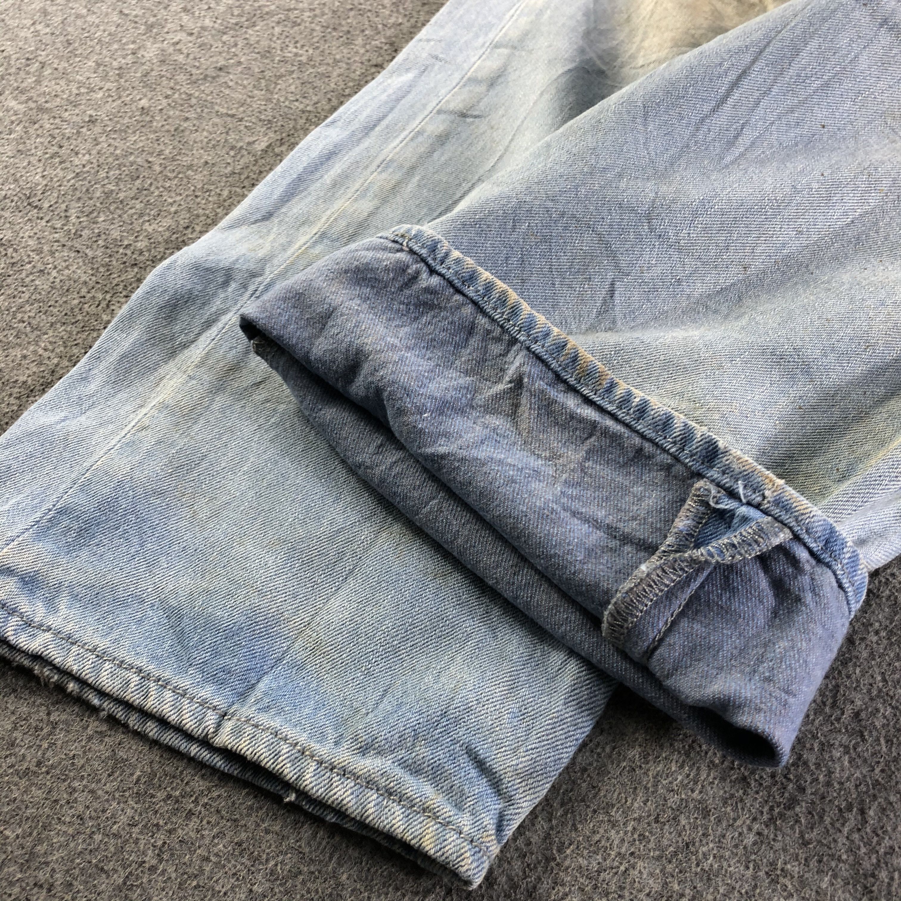 Levi's Vintage Blue Wash Levis 501 Jeans-J4400 Size US 40 / EU 56 - 6 Thumbnail