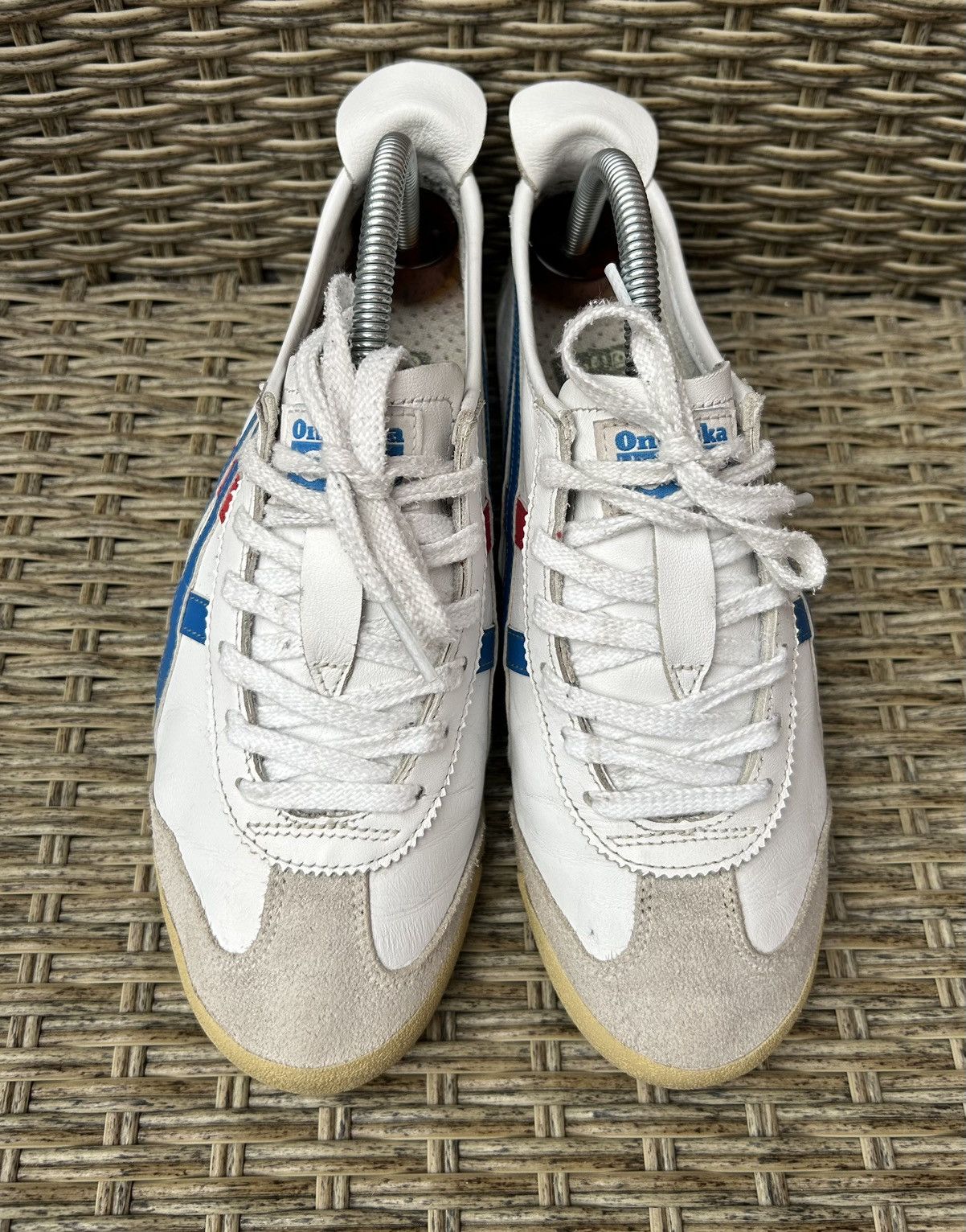 Onitsuka Tiger Onitsuka Tiger Mexico 66 Suede & Leather Low Top Trainers Size US 7 / IT 37 - 3 Thumbnail
