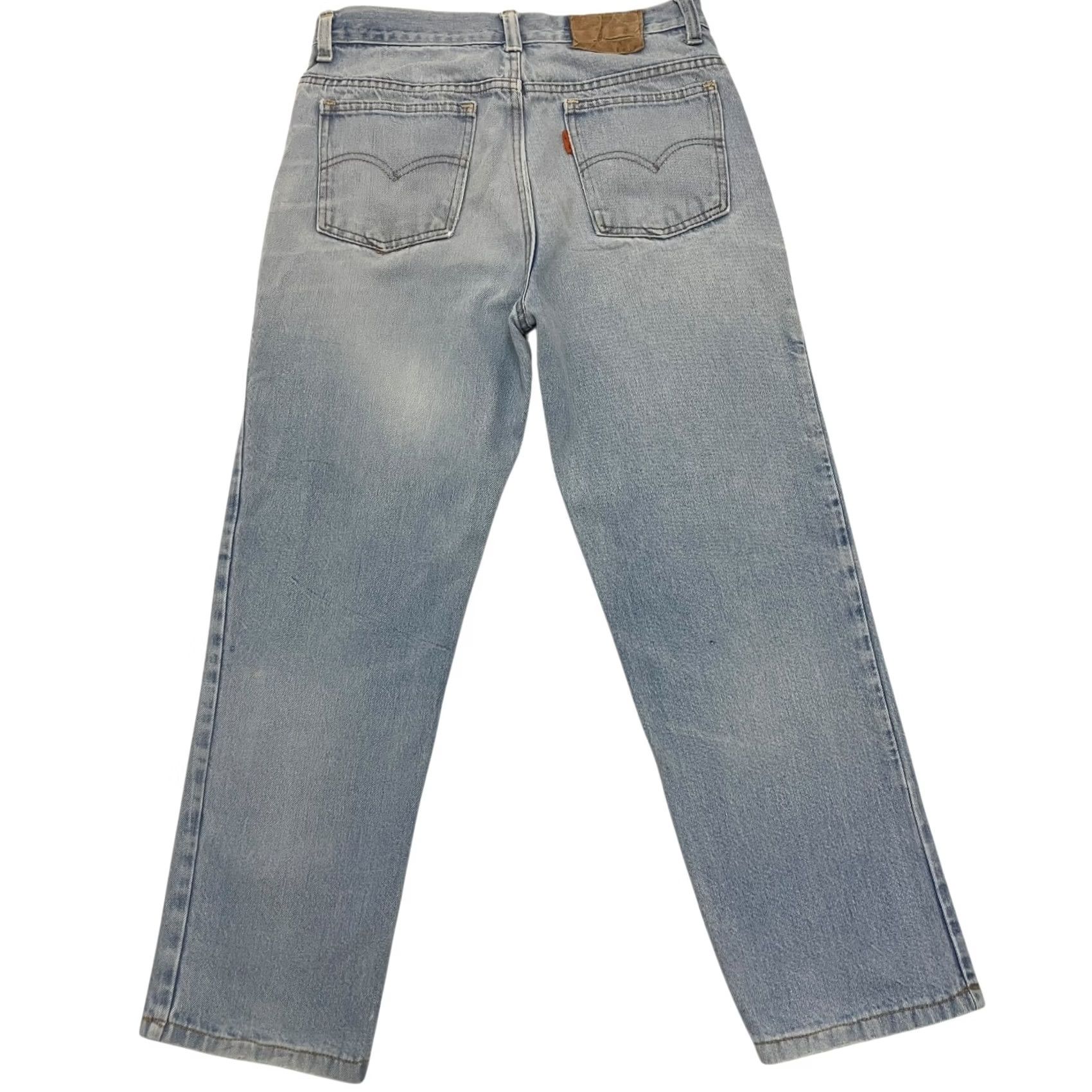 Levi's VINTAGE Levi’s 505 Jeans Adult Blue Regular Straight Leg Orange Tab 70s 80s 90s Denim Mens Size US 32 / EU 48 - 3 Thumbnail