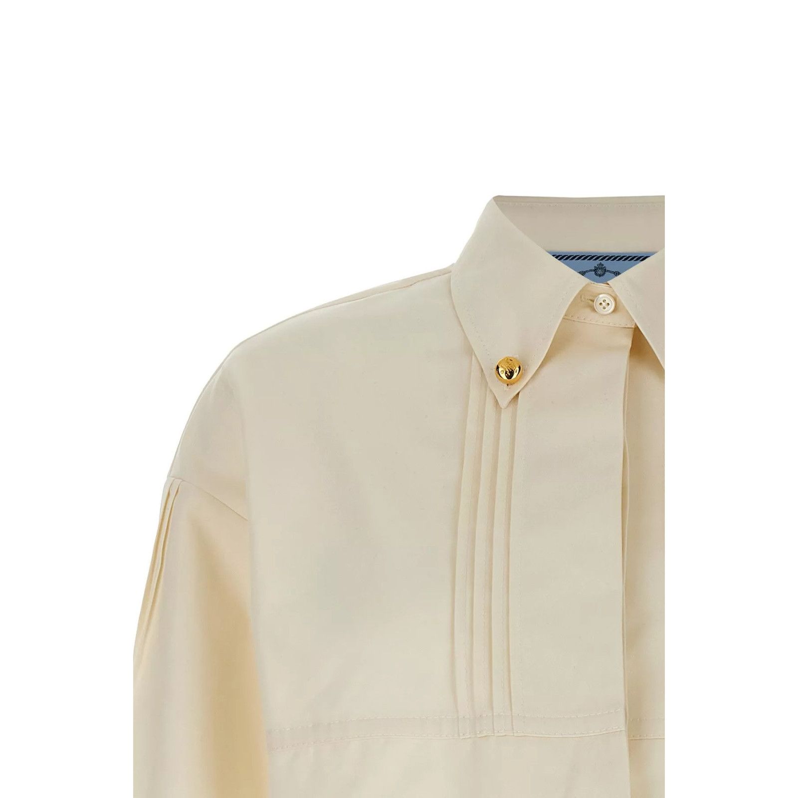 Prada PRADA Ivory Cropped Jacket New & Authentic (Women's size:42; Size M / US 6-8 / IT 42-44 - 3 Thumbnail