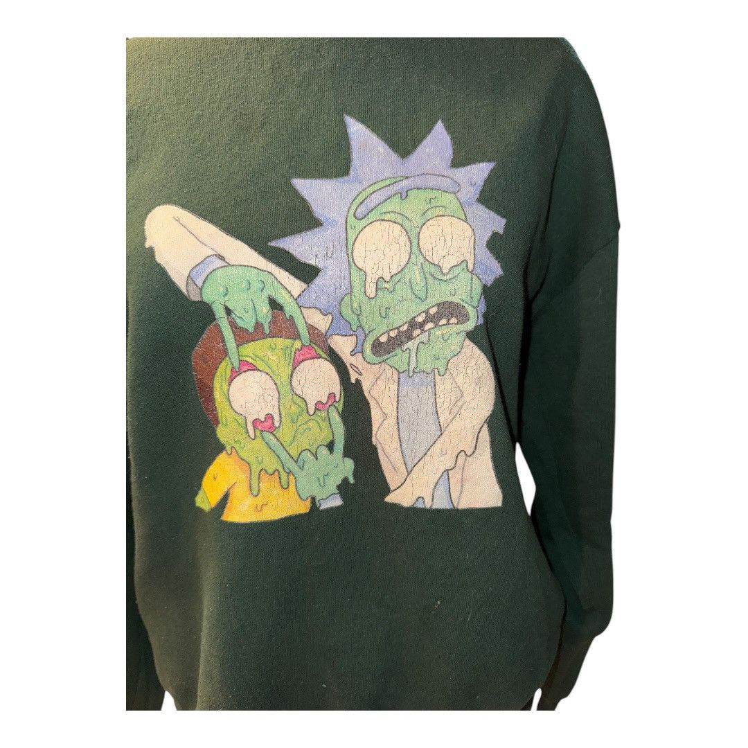 Jerzees VTG 90s Made in USA Rick and Morty Graphic pullover sweatsh Size US M / EU 48-50 / 2 - 4 Thumbnail