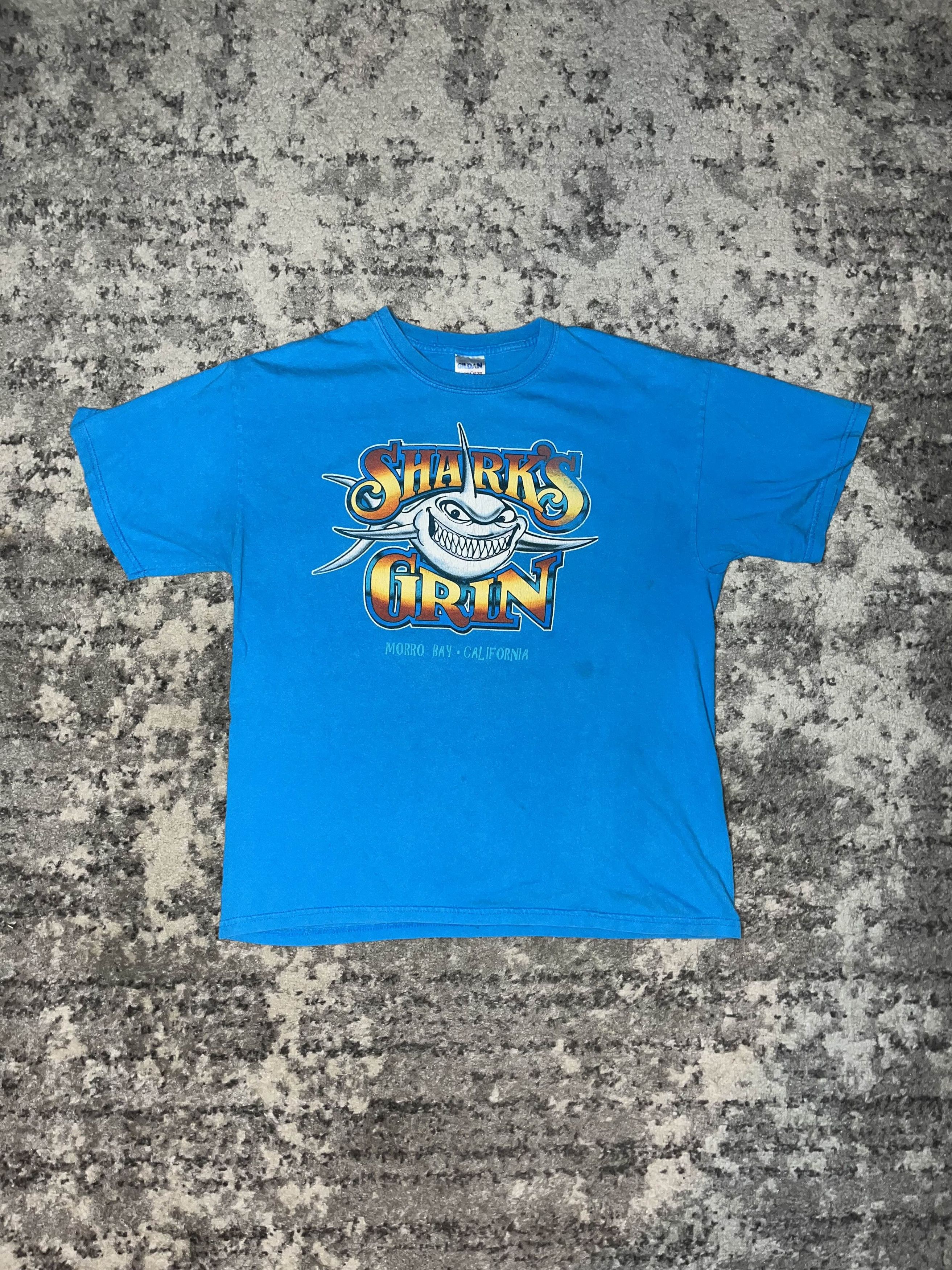Vintage Y2K Sharks Grin Morro Bay California Shark Shirt Size US M / EU 48-50 / 2 - 2 Thumbnail