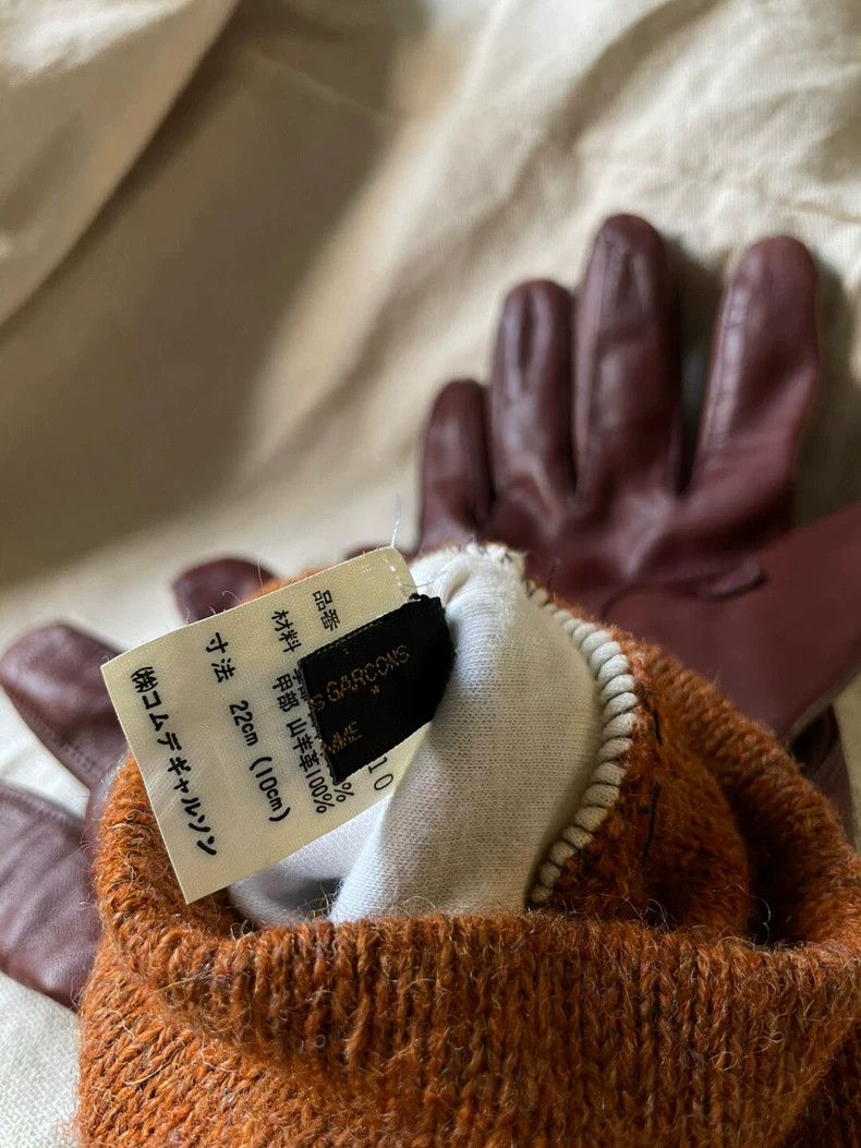Comme des Garcons Comme des garçons Red leather gloves Size ONE SIZE - 5 Thumbnail