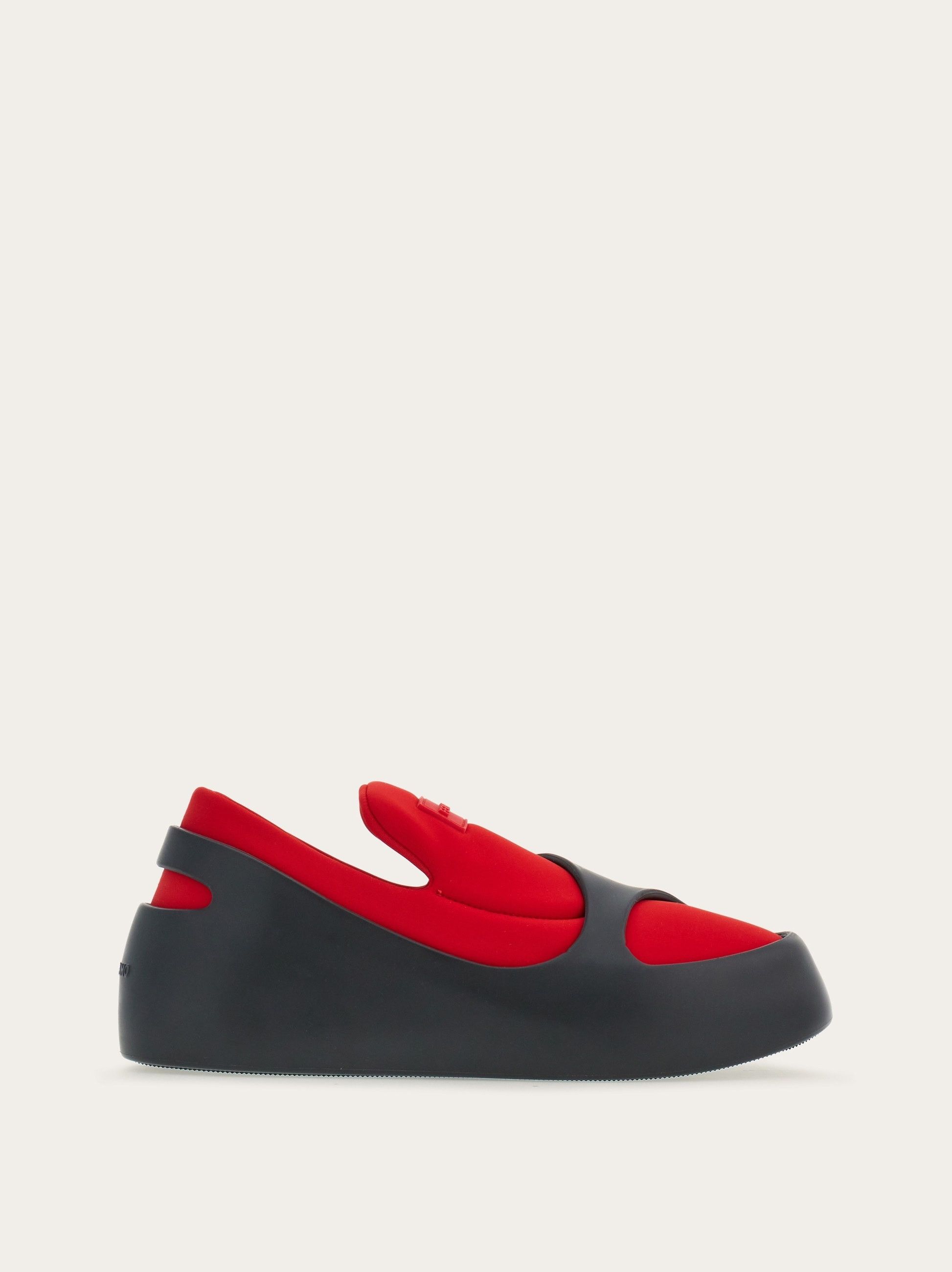 Salvatore Ferragamo o1s1rm0825 Hybrid Slip-on Sneakers in Black/Red Size US 11 / EU 44 - 1 Thumbnail