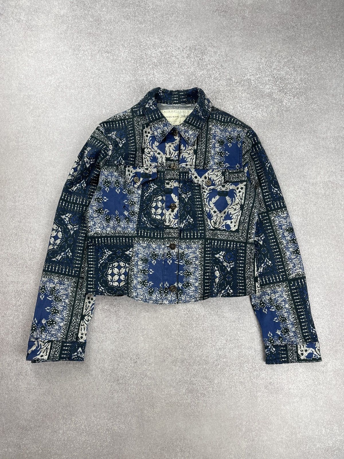 Krizia Krizia Jeans Denim Jacket Women’s Size IT 46 Size L / US 10 / IT 46 - 1 Thumbnail