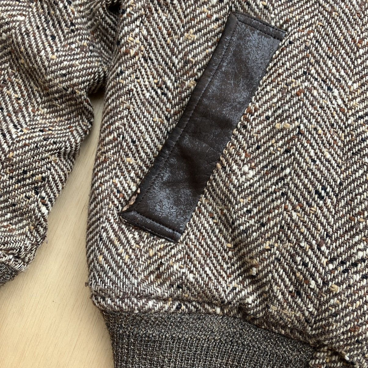 Bjorn Borg × Vintage BJORN BORG WOOL TARTAN BOMBER JACKET Size US M / EU 48-50 / 2 - 3 Thumbnail