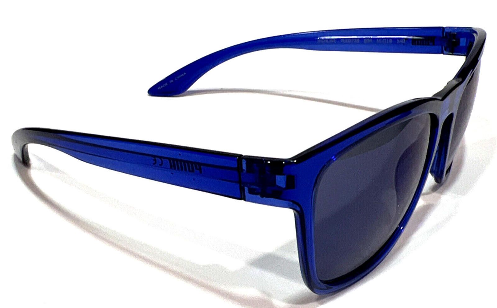 Puma Puma PU0073S 004 Highline Blue Sunglasses 55-18 140 New Size ONE SIZE - 1 Thumbnail
