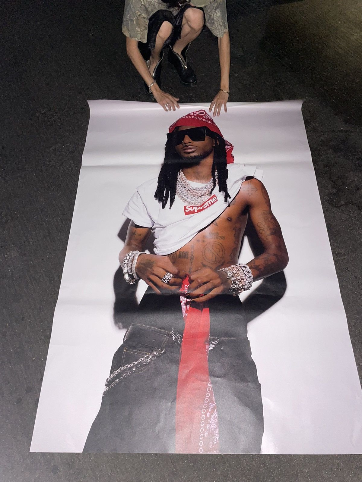 Supreme Supreme Playboi Carti Poster LARGE MINT NEW Size ONE SIZE - 1 Preview