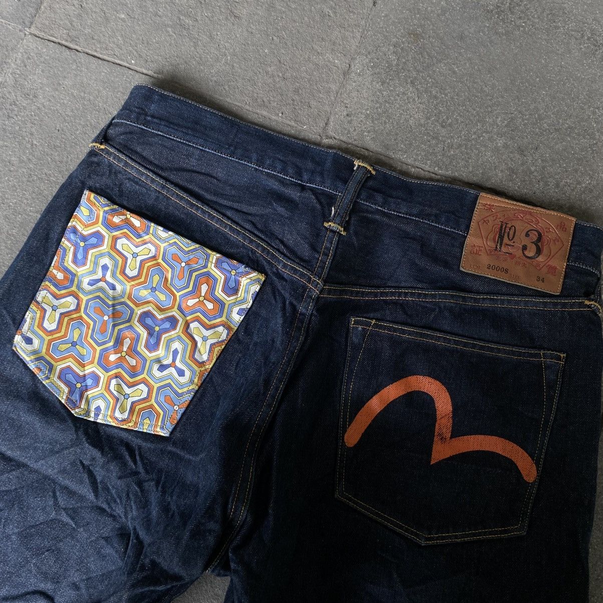 Evisu × Vintage Evisu Daicock Jort Pants No3 LOT 2000S Size US 34 / EU 50 - 2 Thumbnail