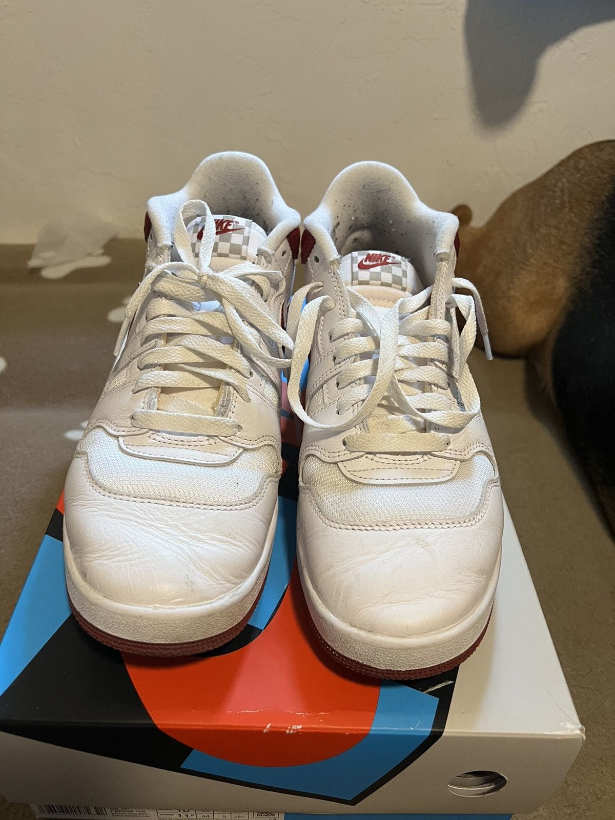 Nike Nike Mac attack white and red Size US 10 / EU 43 - 2 Thumbnail