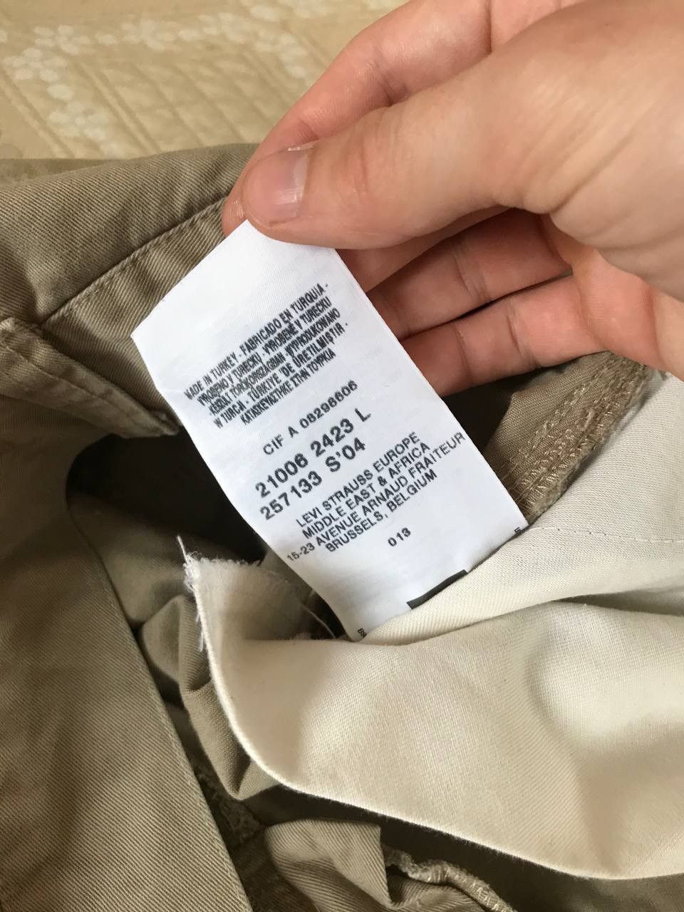 Levi's 🔥 Crazy Vintage Baggy Y2K Levis Cargo Pants Trousers Denim Size US 34 / EU 50 - 7 Thumbnail