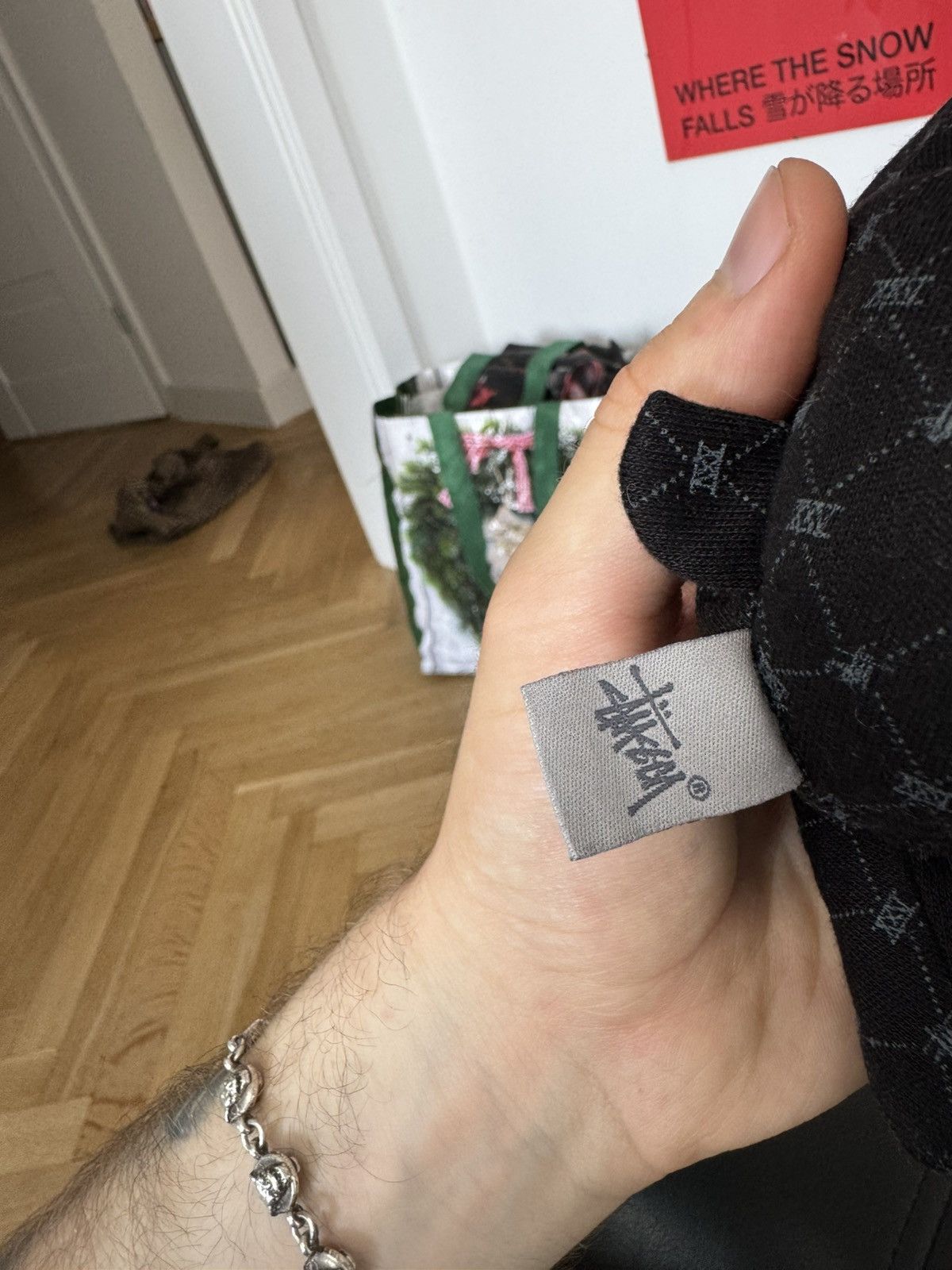 Stussy Stussy monogram ss link teddy bear vintage black rare hype Size ONE SIZE - 5 Thumbnail