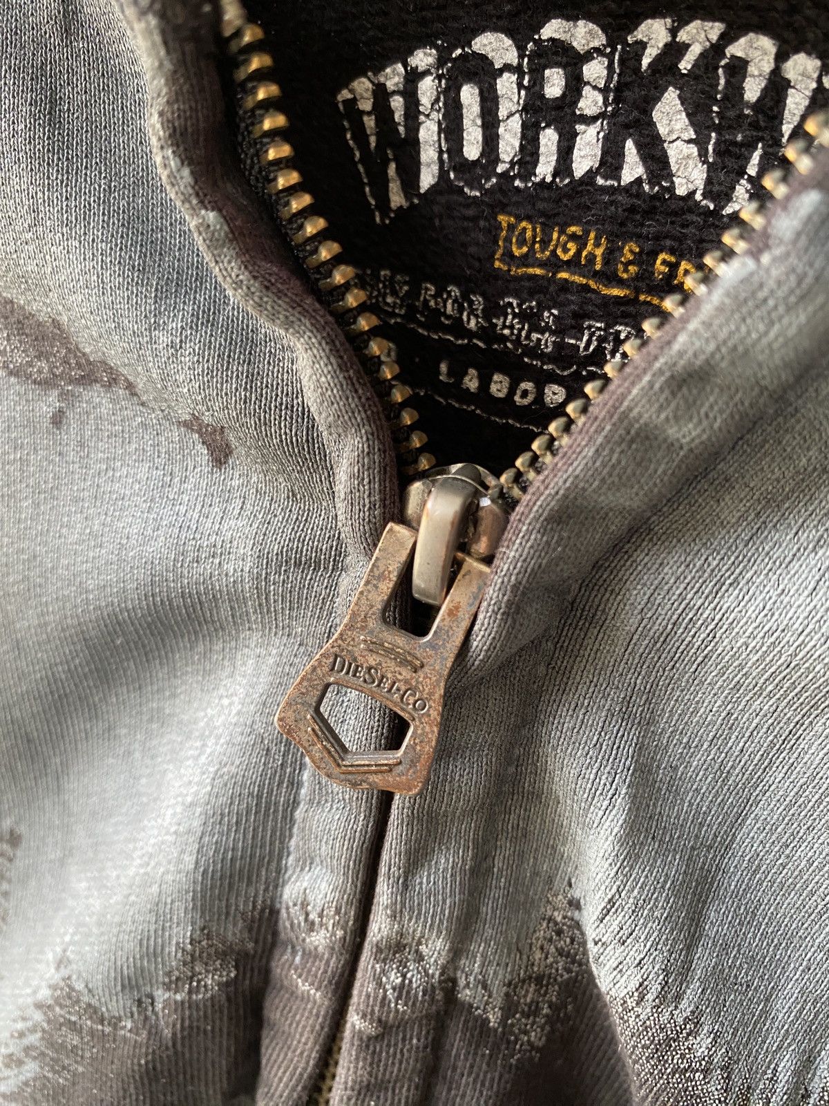 Diesel Diesel Black Faded Distressed Hoodie Size US S / EU 44-46 / 1 - 14 Thumbnail