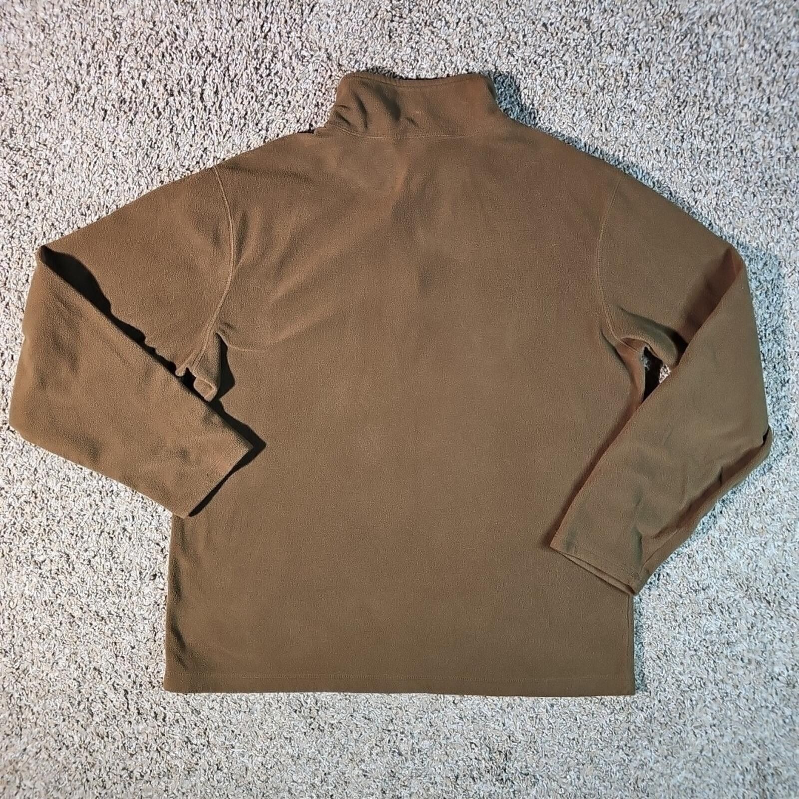 Eddie Bauer Eddie Bauer Mens M Green 1/4 Zip Fleece Sweatshirt Size US M / EU 48-50 / 2 - 8 Thumbnail