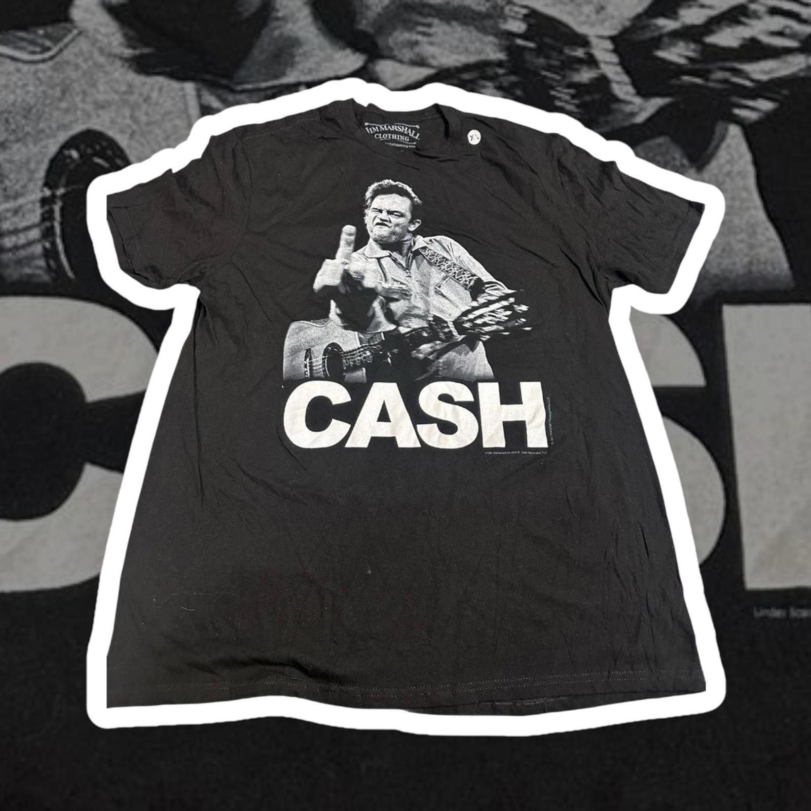 Designer Johnny Cash Vintage Graphic Tee - XL Size US XL / EU 56 / 4 - 1 Thumbnail