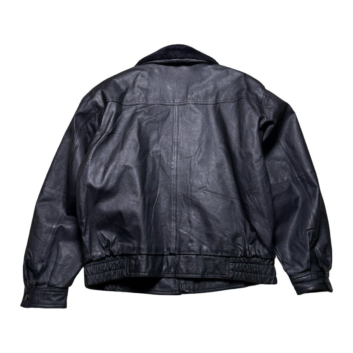 Other SADDLERY A-2 Flight Jacket 42 L USA Black Leather Military Size US L / EU 52-54 / 3 - 7 Thumbnail