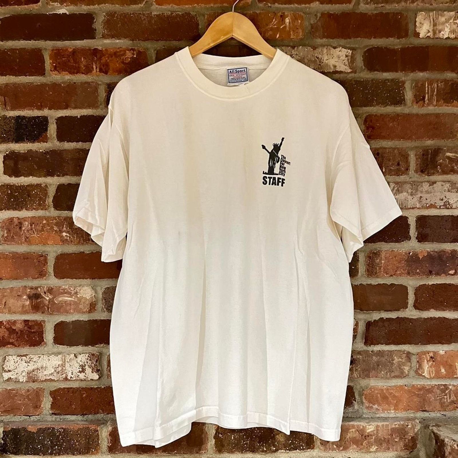 All Sport Vintage 2001 the New York City Concert T-Shirt White Large Size US L / EU 52-54 / 3 - 2 Thumbnail