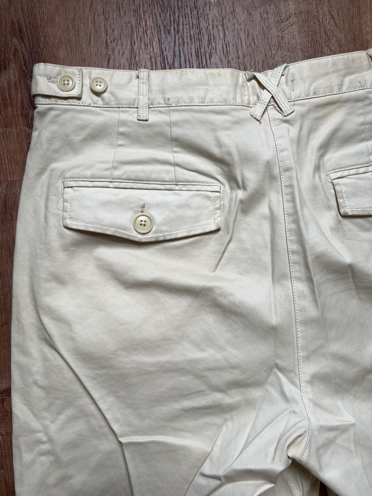 Alex Mill ALEX MILL SIDE TAB COTTON PANTS Size US 34 / EU 50 - 3 Thumbnail