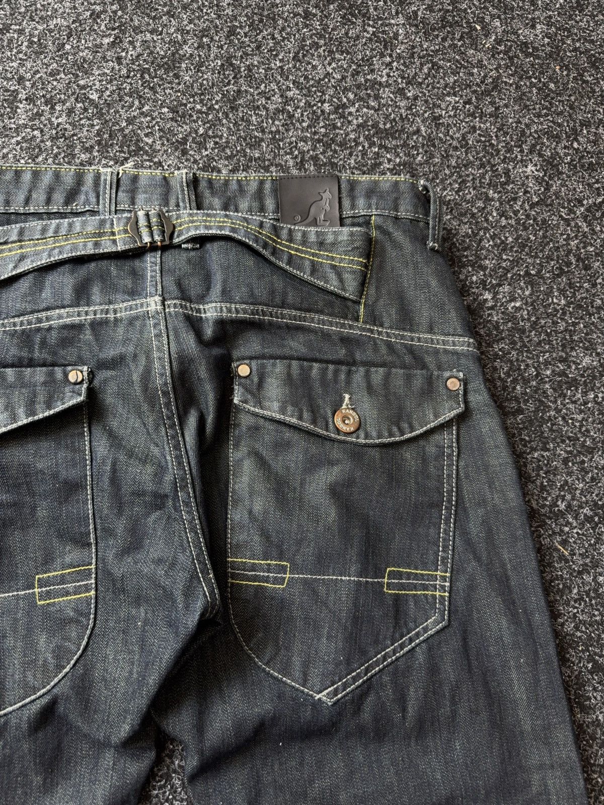 Kangol Vintage 90s Retro Y2K Baggy Kangol Denim pants Jeans Size US 34 / EU 50 - 16 Thumbnail
