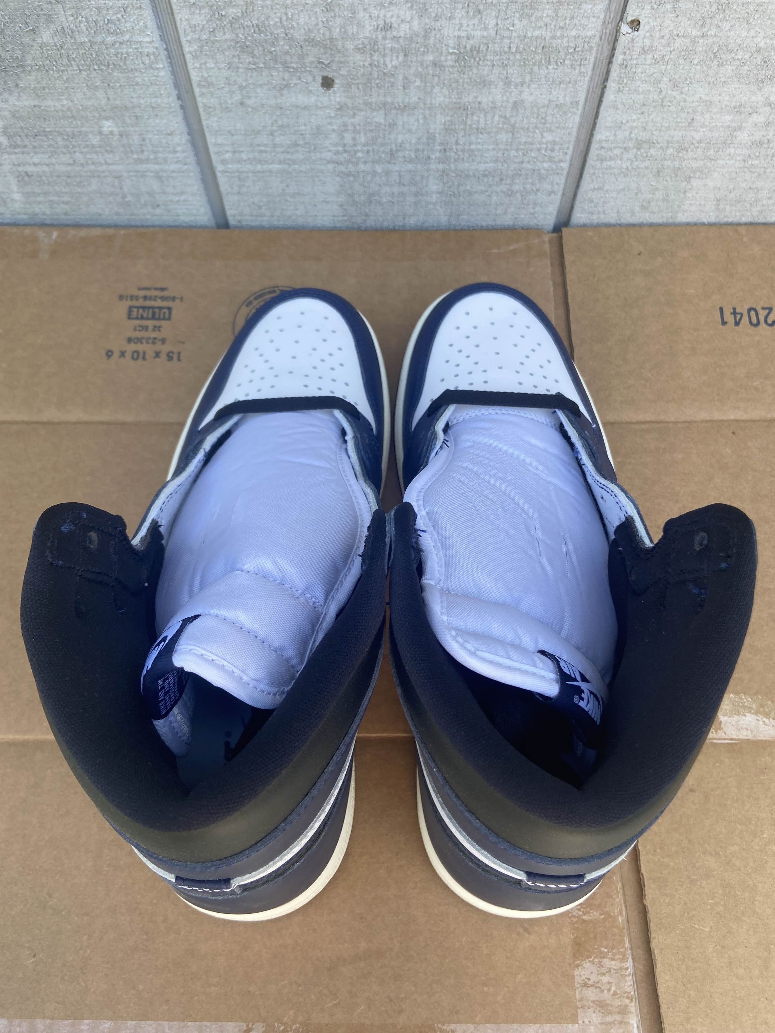 Nike Air Jordan 1 Retro OG High Midnight Navy Unreleased Sz 9.5 Size US 9.5 / EU 42-43 - 4 Thumbnail