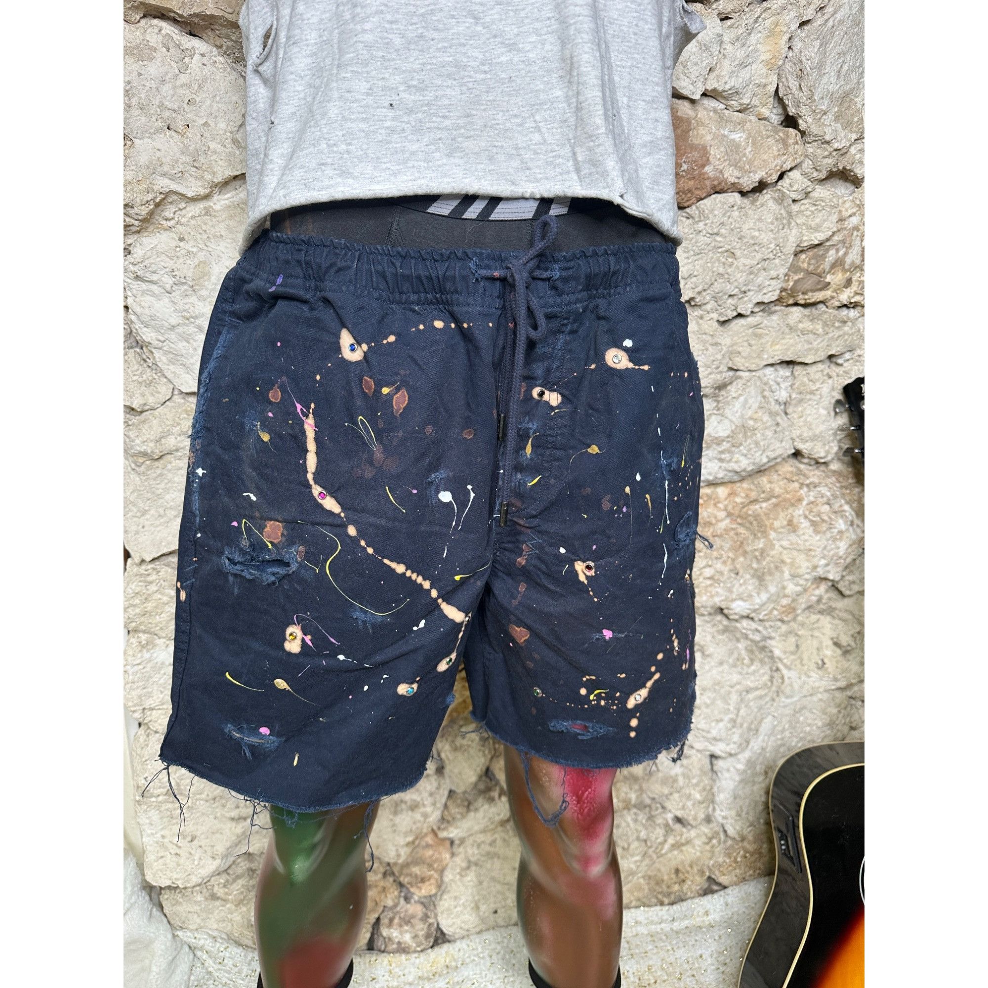 Ksubi DRO Lab LTD Custom 1/1 ART x Ksubi Shorts Size US 36 / EU 52 - 11 Thumbnail