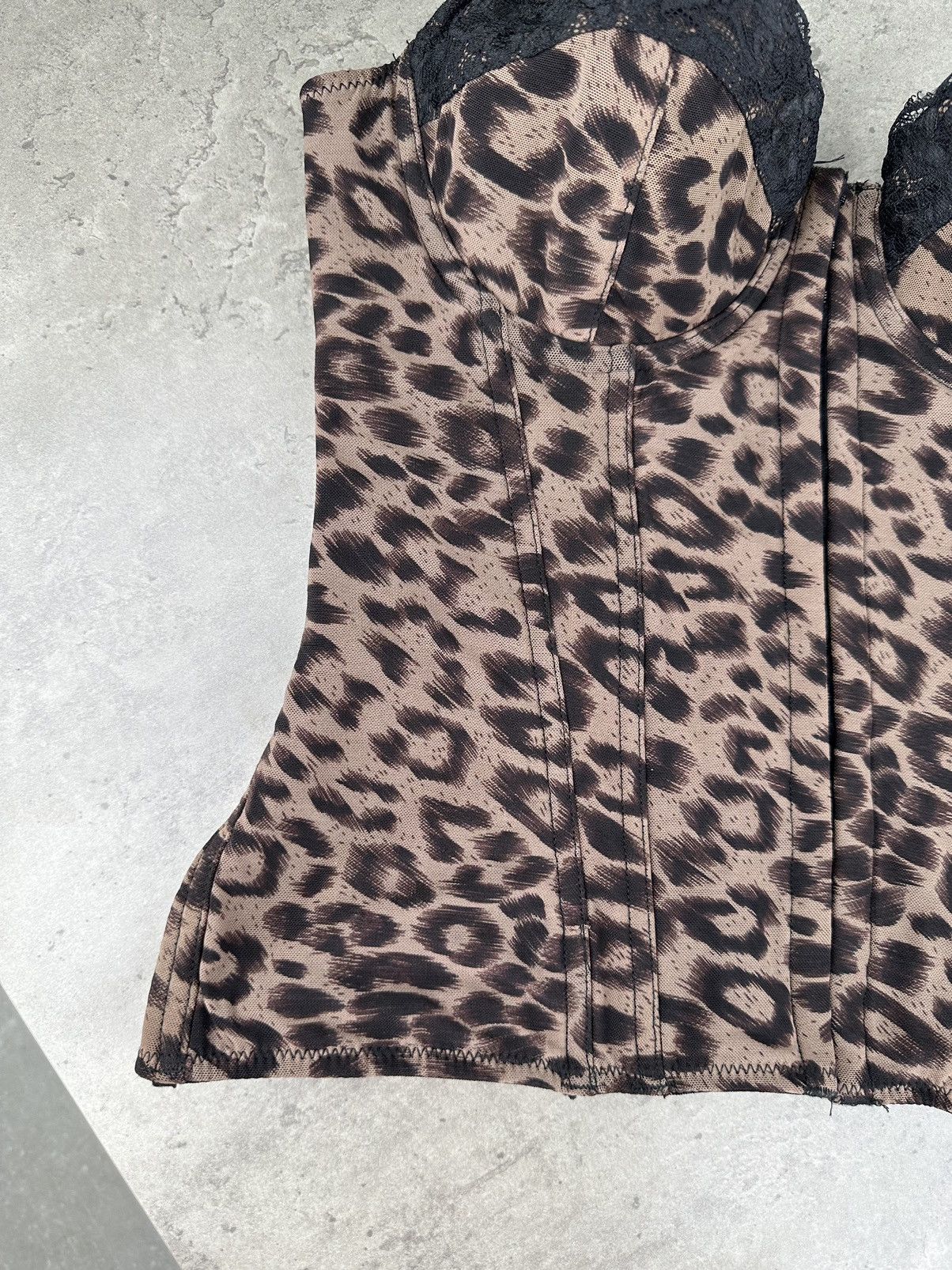 Japanese Brand Vintage Leopard Print Tank Top Size M / US 6-8 / IT 42-44 - 4 Thumbnail