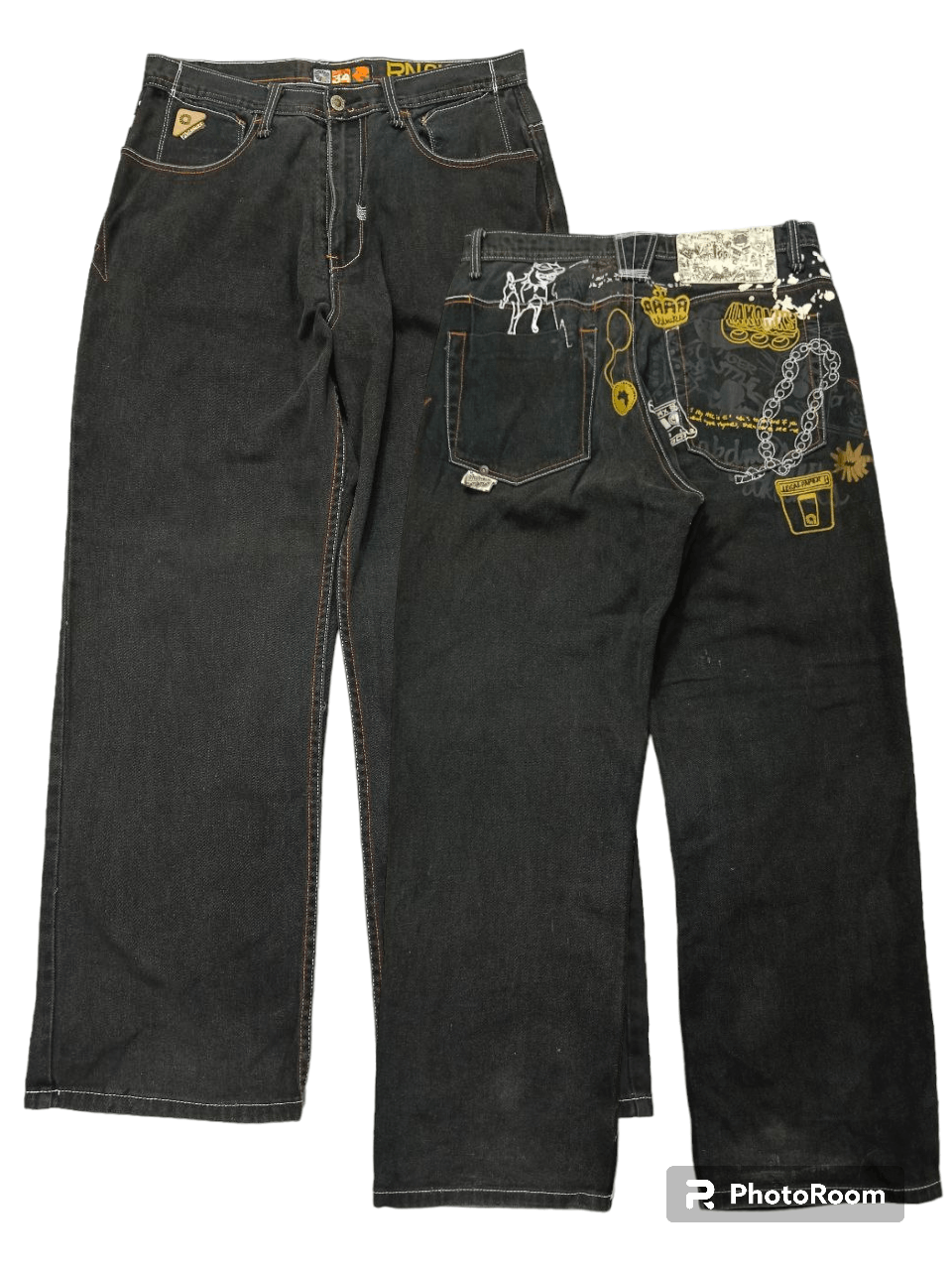 Akademiks TRENDING WIDE PANTS AKEDEMIKS VINTAGE Y2K Size US 33 - 1 Thumbnail