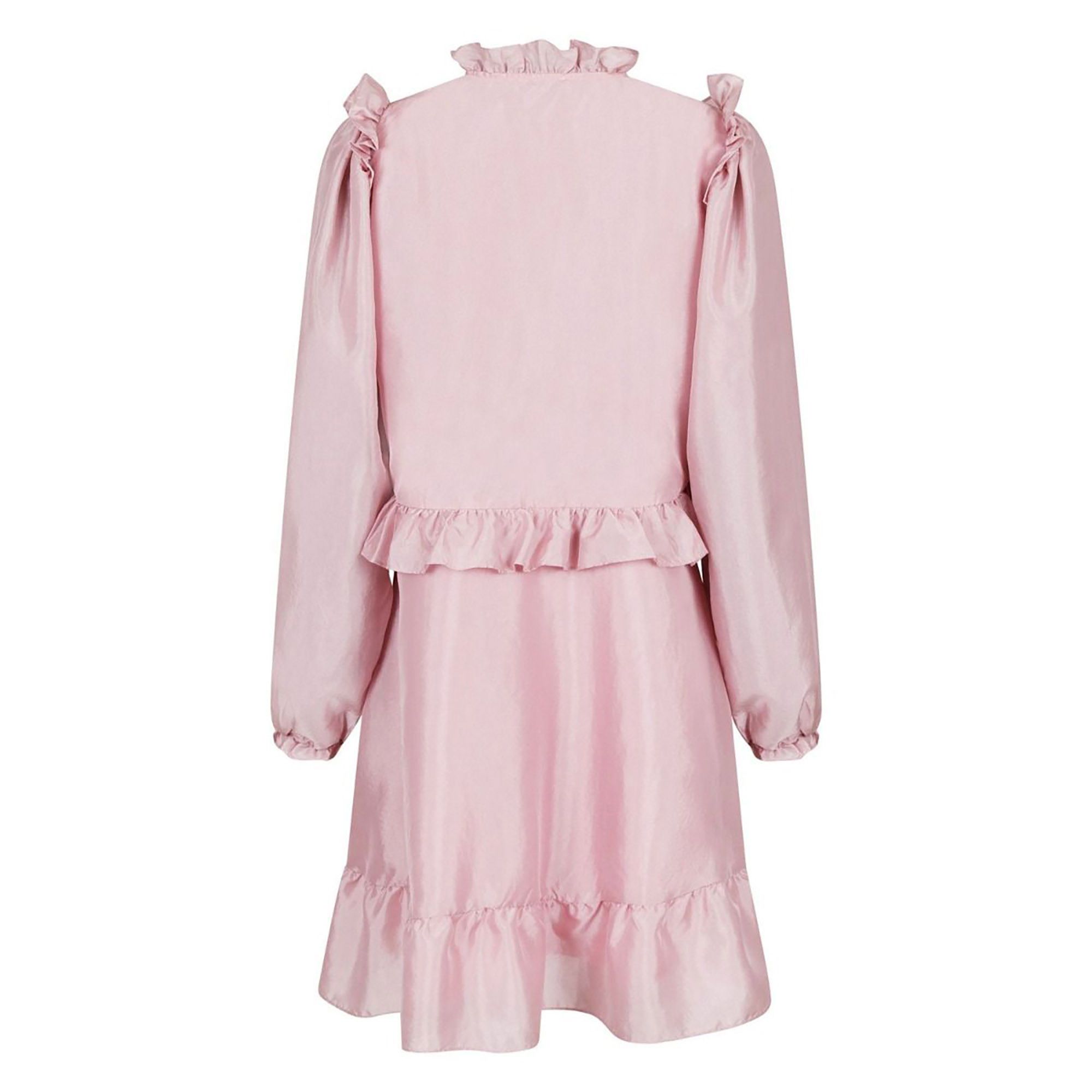 neo noir pink dress NEO NOIR DRESS ZELLA CHIFFON PRINT DUSTY PINK