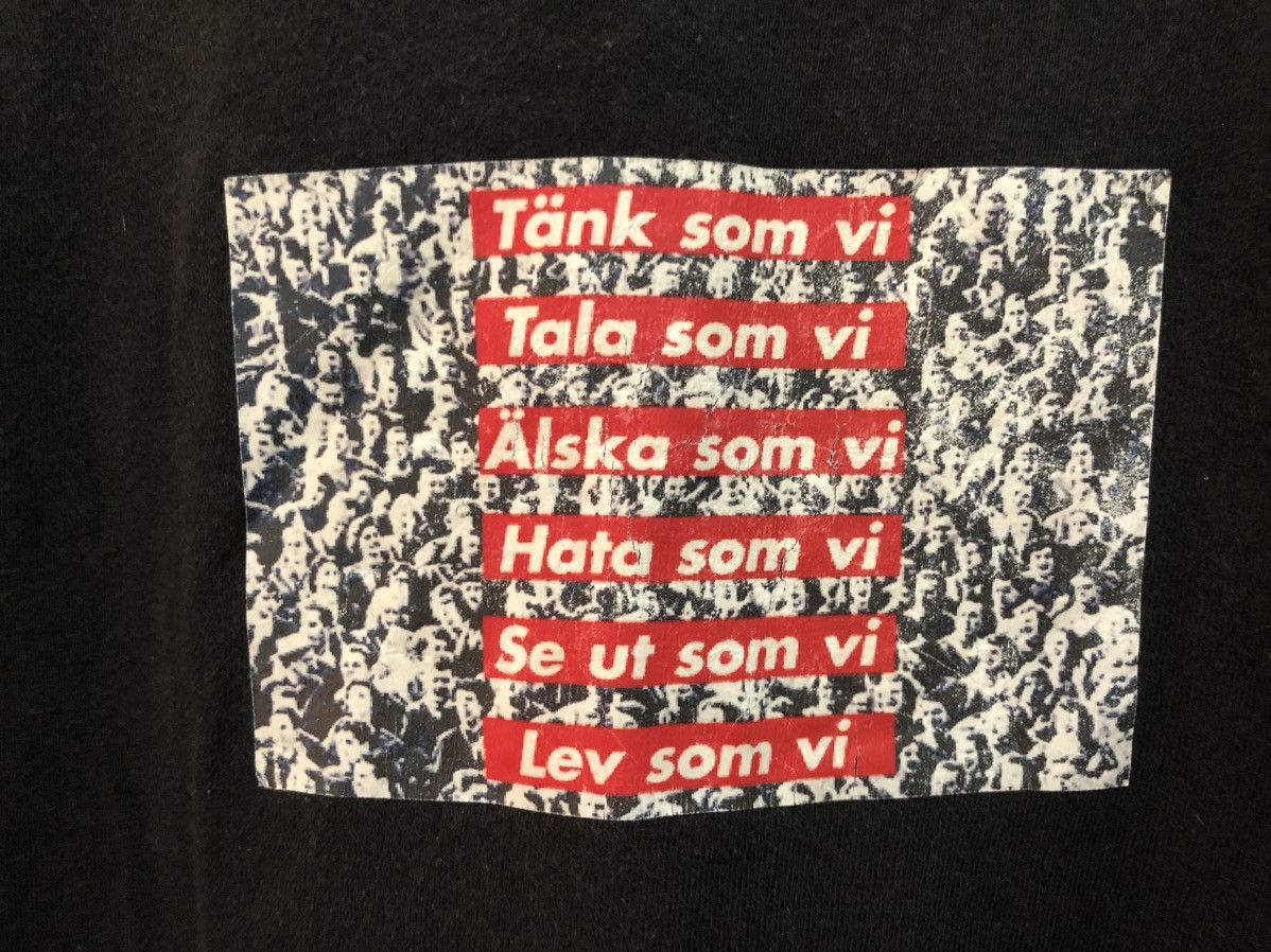 Barbara Kruger × Vintage RARE 🔥 BARBARA KRUGER ARTWORK GRAPHICAL TEE Size US M / EU 48-50 / 2 - 5 Thumbnail