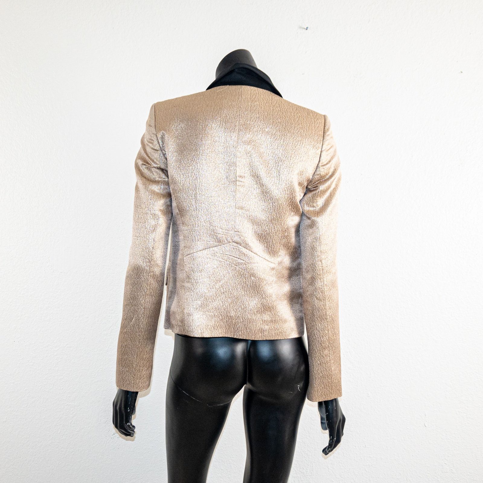 Derek Lam 10 Crosby DEREK LAM 10 Crosby $575 Rose Metallic Blazer Jacket size 2 Size XS / US 0-2 / IT 36-38 - 4 Thumbnail
