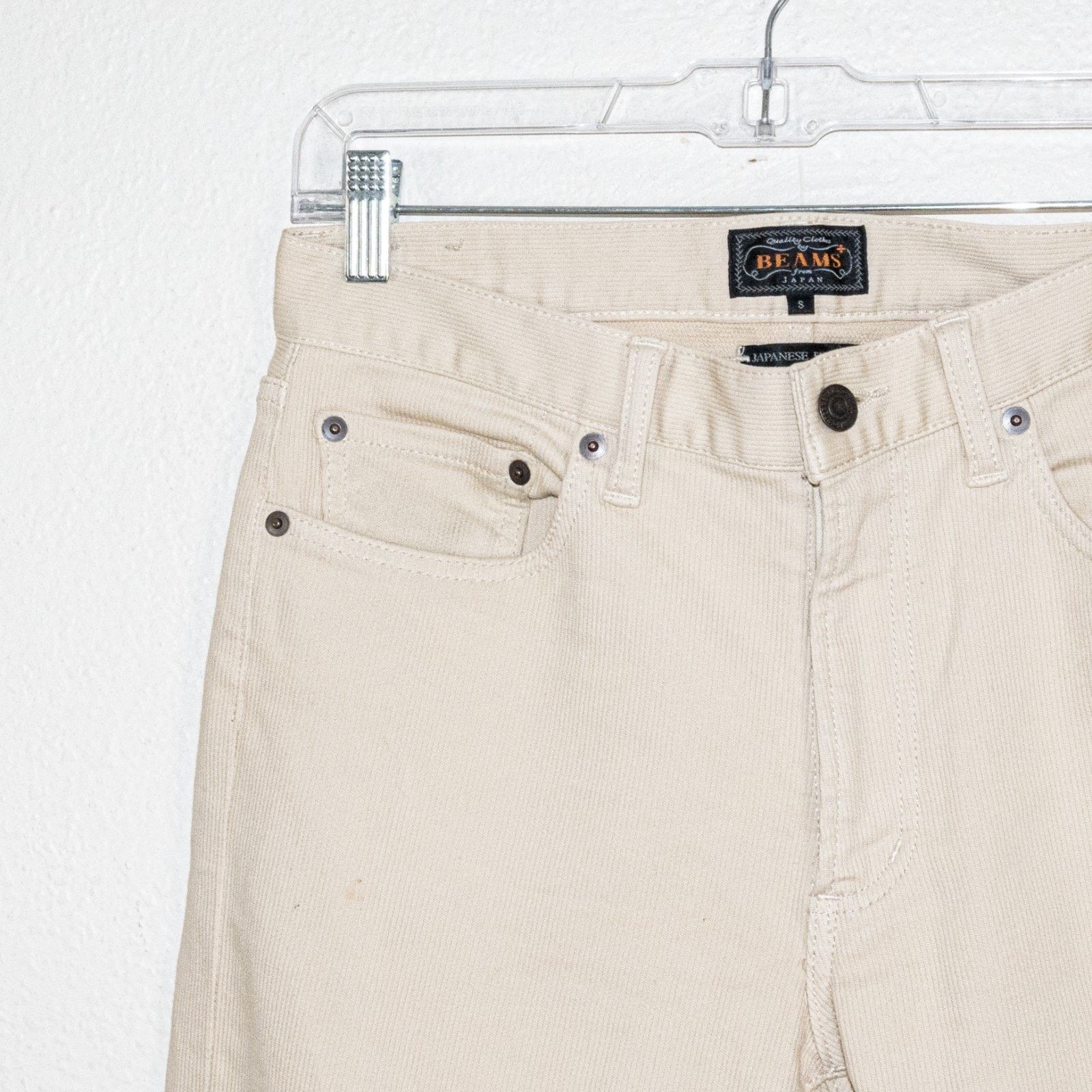 Beams Plus Beams Plus Japan Men's Small Corduroy Pants 5-Pocket Beige Size US 30 / EU 46 - 8 Thumbnail