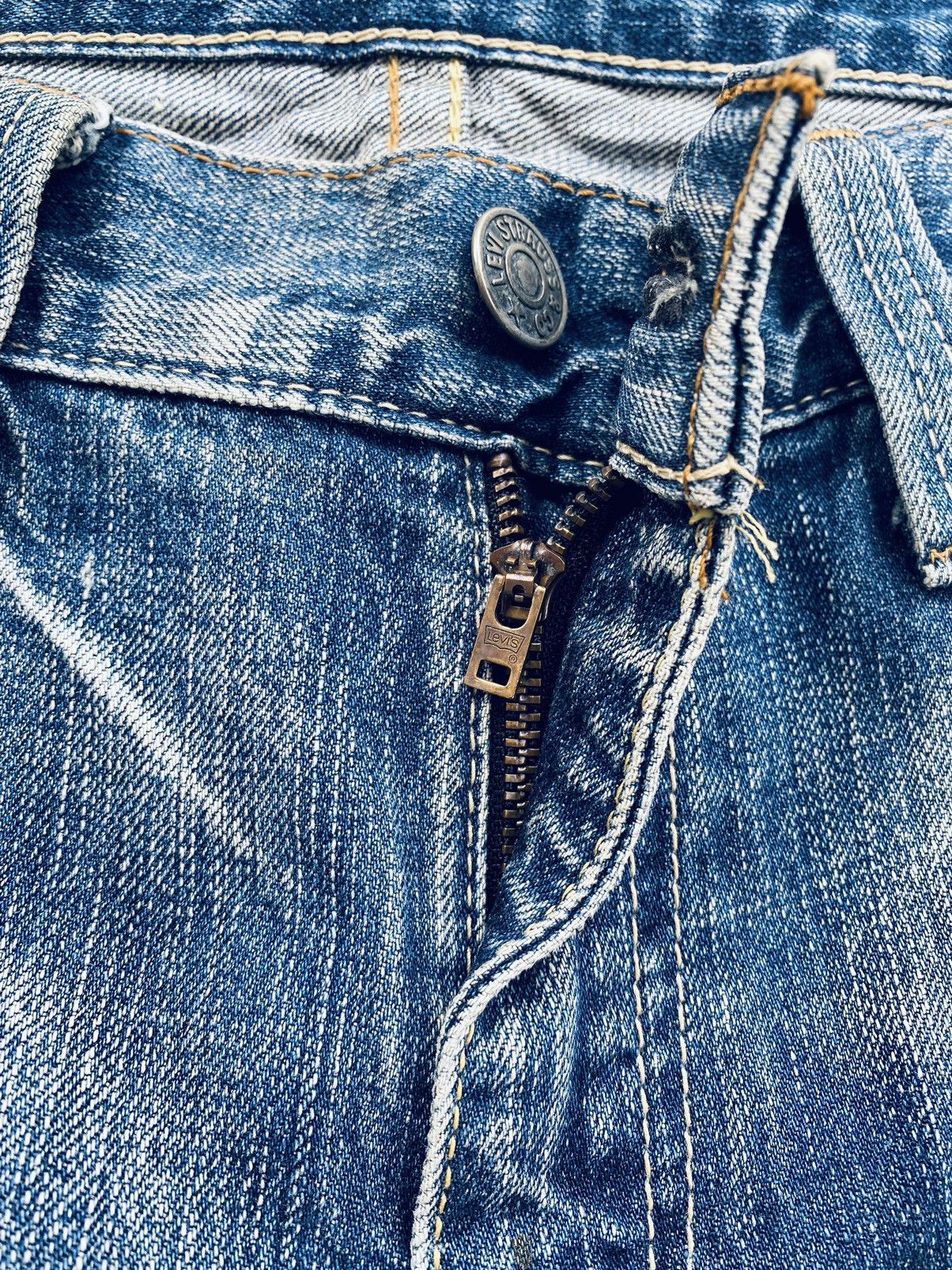 Levi's Vintage Clothing Vintage Rare Levis Flared Distressed Denim Pants Size US 36 / EU 52 - 6 Thumbnail