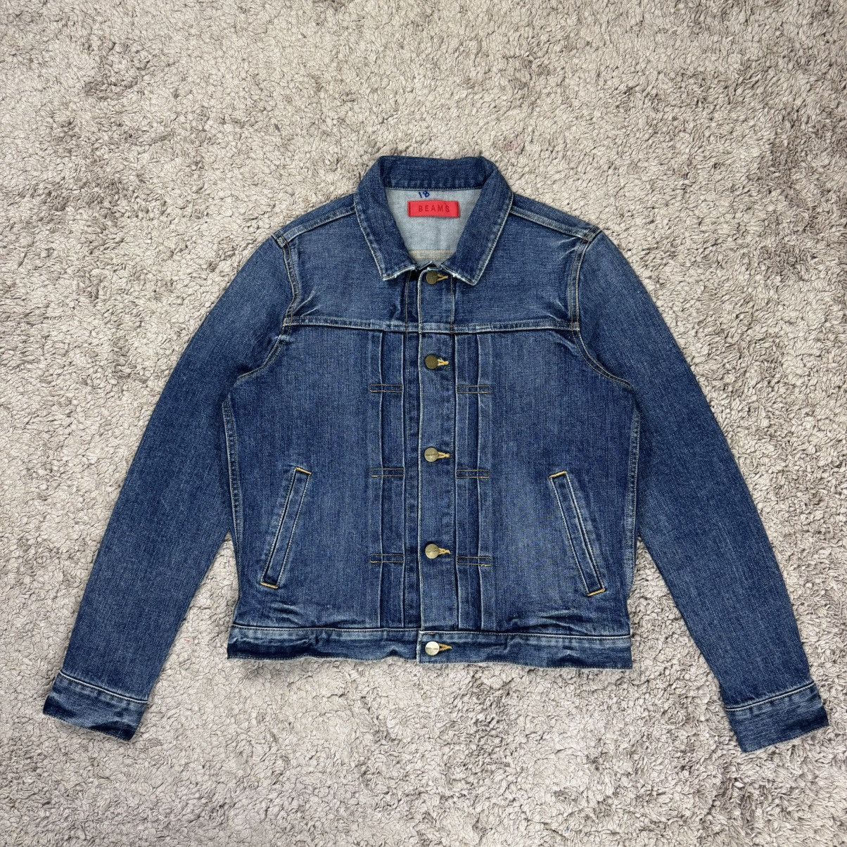 Japanese Brand Beams Red Card Denim Jacket Size M / US 6-8 / IT 42-44 - 1 Thumbnail