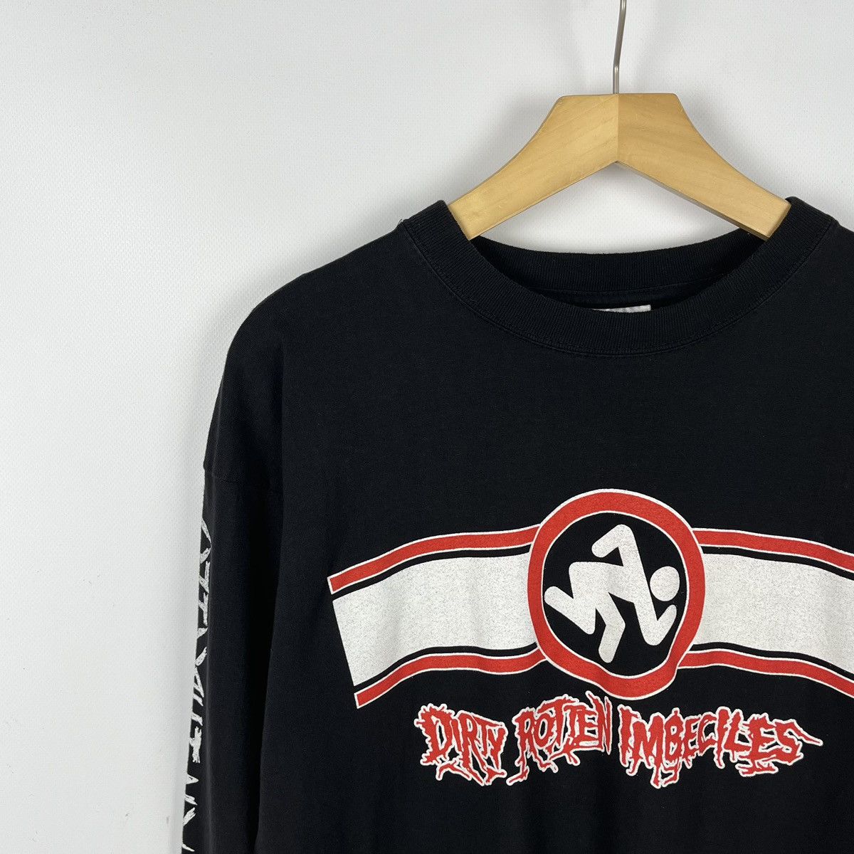 Band Tees Vintage Dirty Rotten Imbeciles DRI rare tour longsleeve 2004 Size US L / EU 52-54 / 3 - 20 Thumbnail