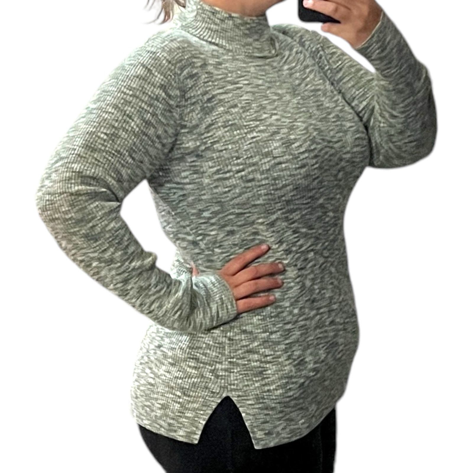 Other Rhea Spacedye Mock Neck Rib Sweater - Stitch Fix Pullover Size S / US 4 / IT 40 - 4 Thumbnail