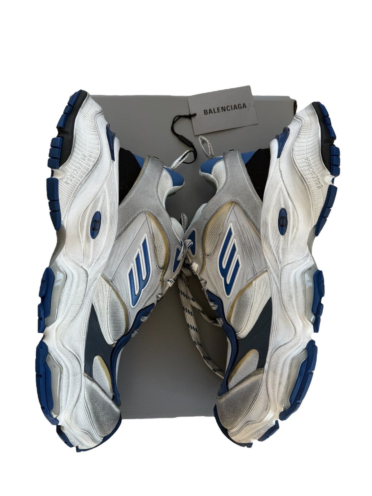 Balenciaga Balenciaga Cargo Blue / Grey Size US 13 / EU 46 - 2 Thumbnail