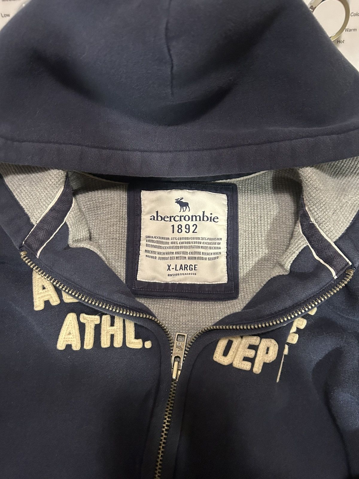Abercrombie & Fitch Abercrombie Zip-Up Hoodie Size US S / EU 44-46 / 1 - 4 Thumbnail