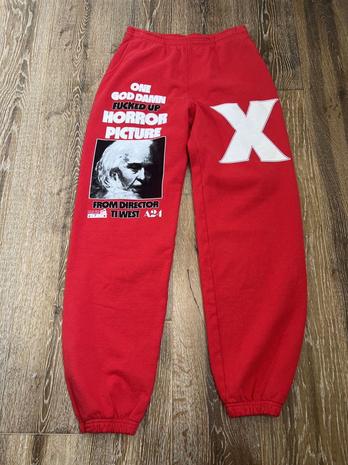 A24 × Online Ceramics A24 Haunted Wagon X online ceramics sweatpants Size US 32 / EU 48 - 1 Thumbnail
