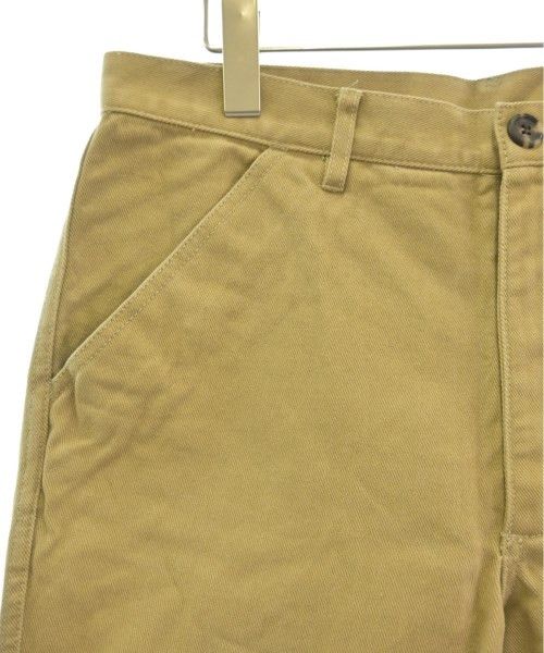 Comme des Garcons SHIRT Cropped Pants Cotton Wide Pants Plain Zipper Beige Size US 33 - 6 Thumbnail