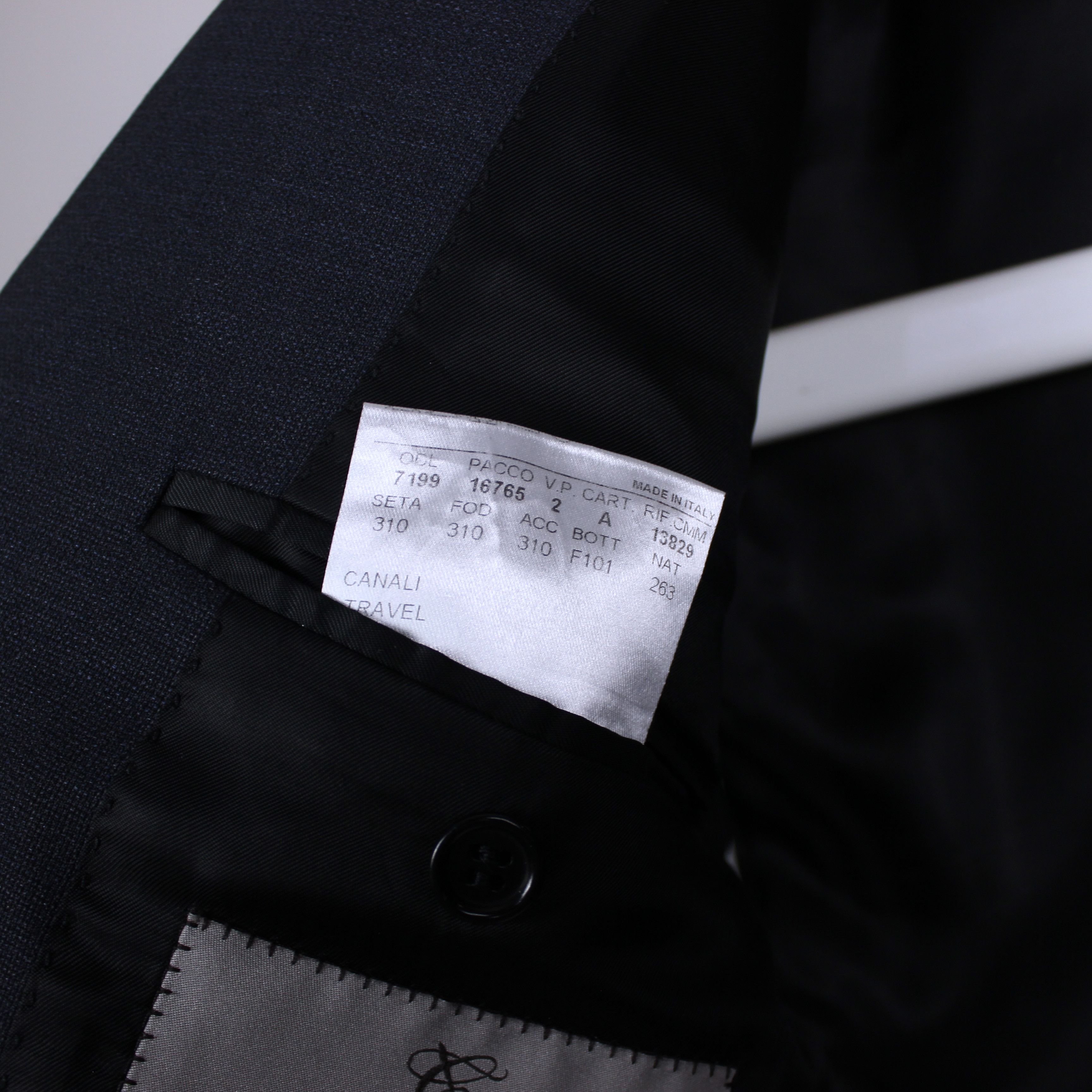 Canali Canali blazer jacket wool 50R L gray travel Size 50R - 10 Thumbnail