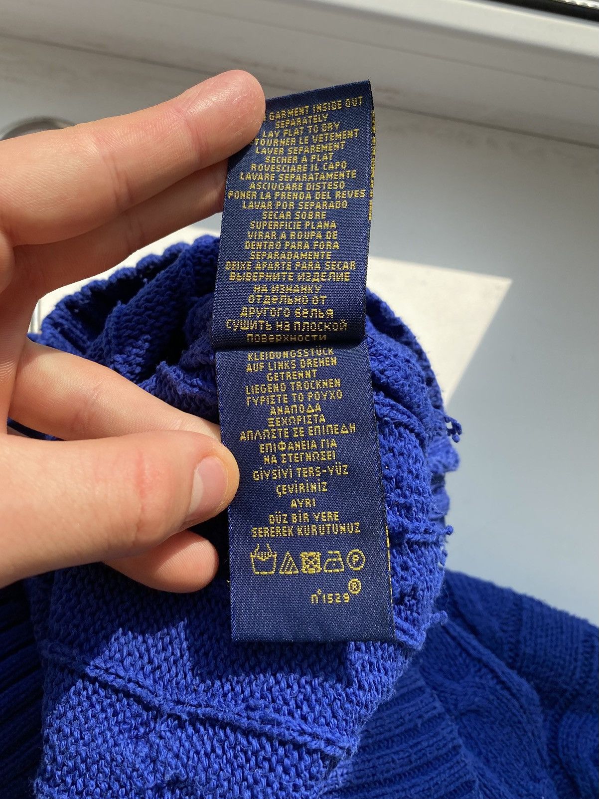 Polo Ralph Lauren Polo Ralph Lauren Wool Cashmere Blend Cable Knit SweaterBlue Size US M / EU 48-50 / 2 - 4 Thumbnail