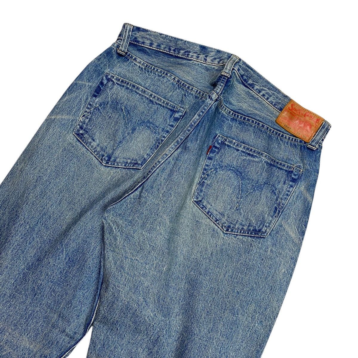 Japanese Brand × Sugar Cane × Vintage Sugarc Cane & Co. Selvedge Distressed Washed Denim Pants Size US 38 / EU 54 - 5 Thumbnail