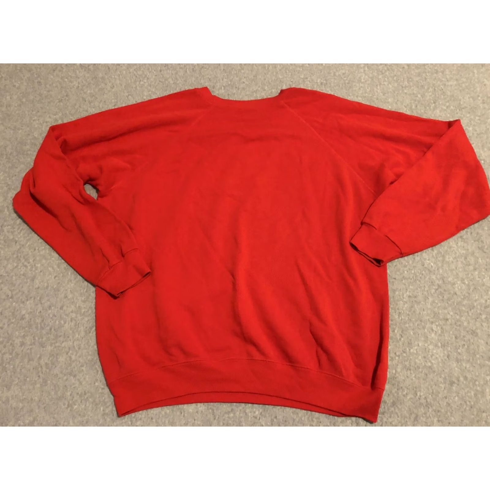 Hanes VINTAGE Hanes Red Crewneck Sweater Men XL Cotton Blend Pullover Crew Neck United States Made in USA Metro Goldwyn Mayer Size US XL / EU 56 / 4 - 6 Thumbnail