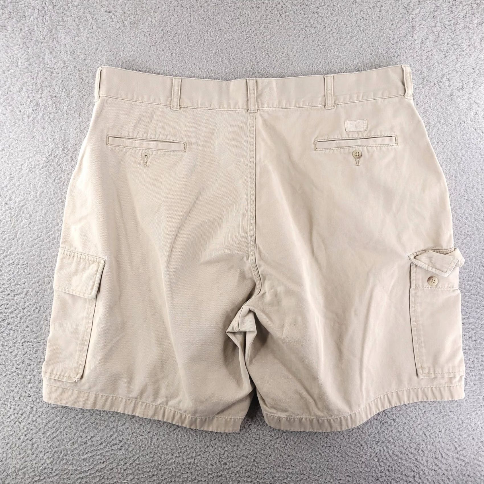 Polo Ralph Lauren VINTAGE Polo Shorts Mens 42 Cargo Chino Tan Beige Ralph Lauren Pants Shorts Size US XL / EU 56 / 4 - 6 Thumbnail